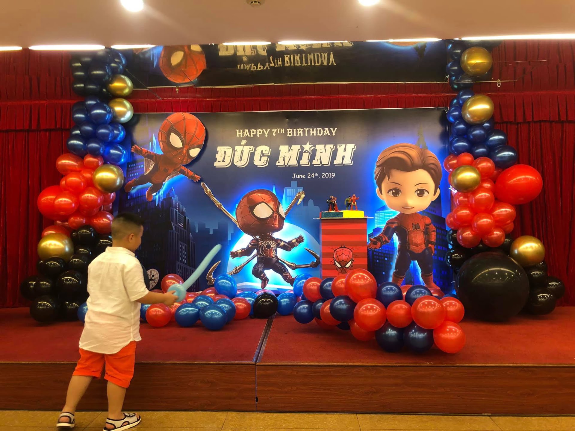 Dịch vụ trang trí sinh nhật cho bé trai 3 tuổi tại Hà Nội