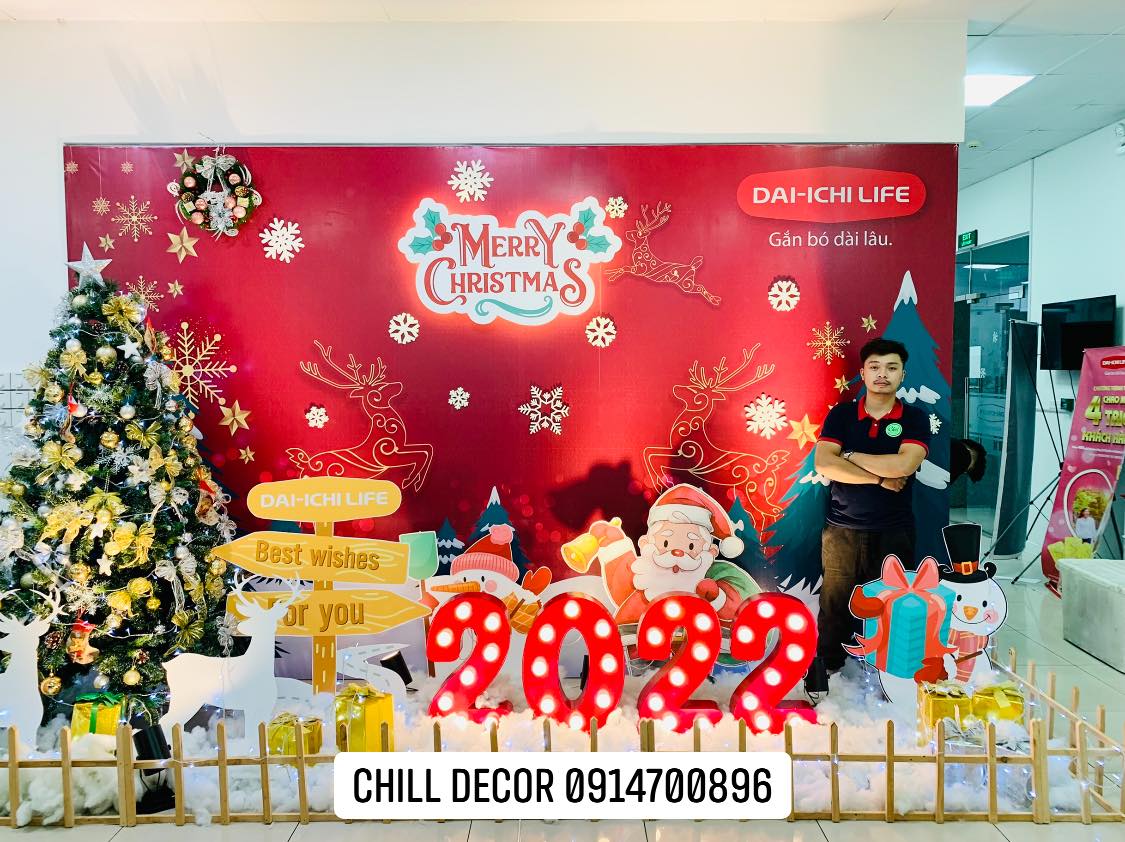 Dịch vụ trang trí Giáng sinh cho công ty tại Hà Nội - CHill decor