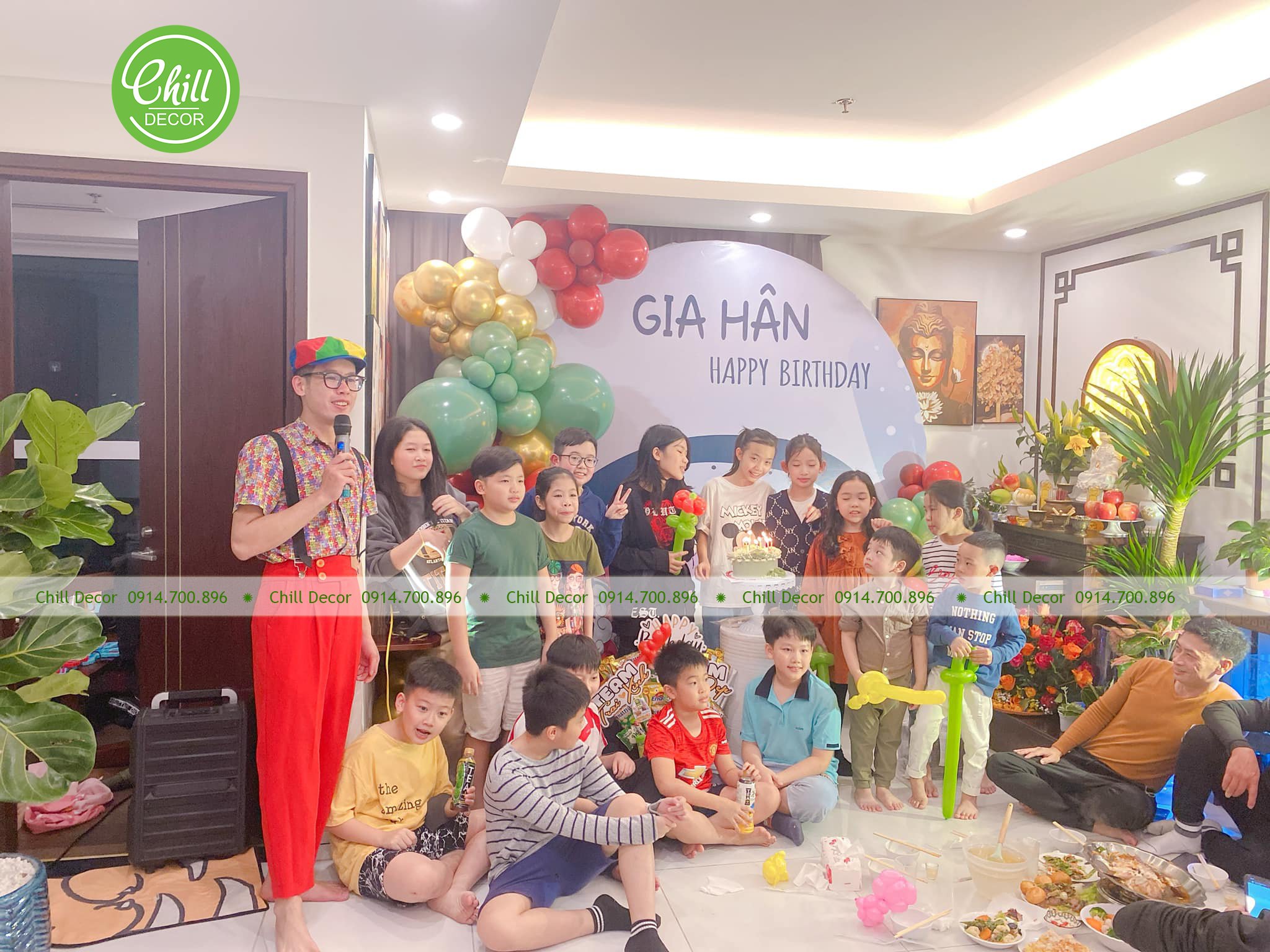Dịch vụ trang trí sinh nhật cho bé gái tại Hà Nội - Chill decor