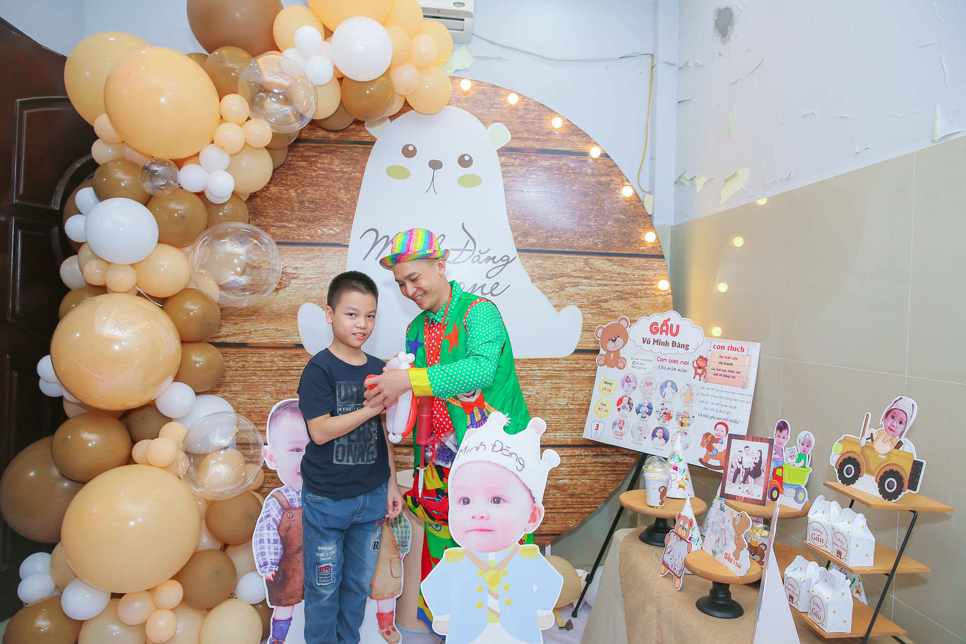 Trang trí sinh nhật cho bé Gấu quận Ba Đình - Chill decor