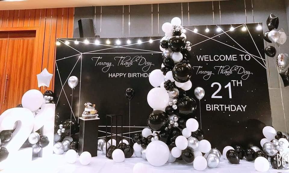 Trang trí sinh nhật người lớn tại Hà Nội - Chill decor