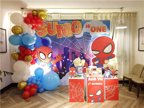 Ảnh  Dịch vụ Trang trí sinh nhật cho bé trai siêu nhân ở Hà Nội