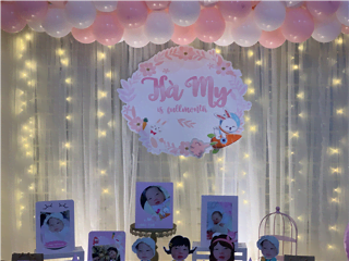 Decor trang trí sinh nhật cho bé gái - Dịch vụ trang trí sinh nhật tại Hà Nội