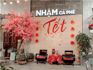 Ảnh Dịch vụ trang trí tết 2022 cho quán cafe tại Hà Nội - Chill decor