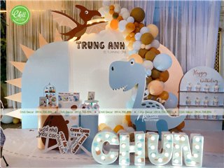 Ảnh Trang trí sinh nhật cho bé 1 tuổi quận Đống Đa - Chill decor