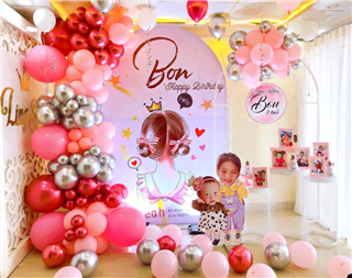 Ảnh Trang trí sinh nhật cho bé gái 4 tuổi tại Hà Nội - Chill decor