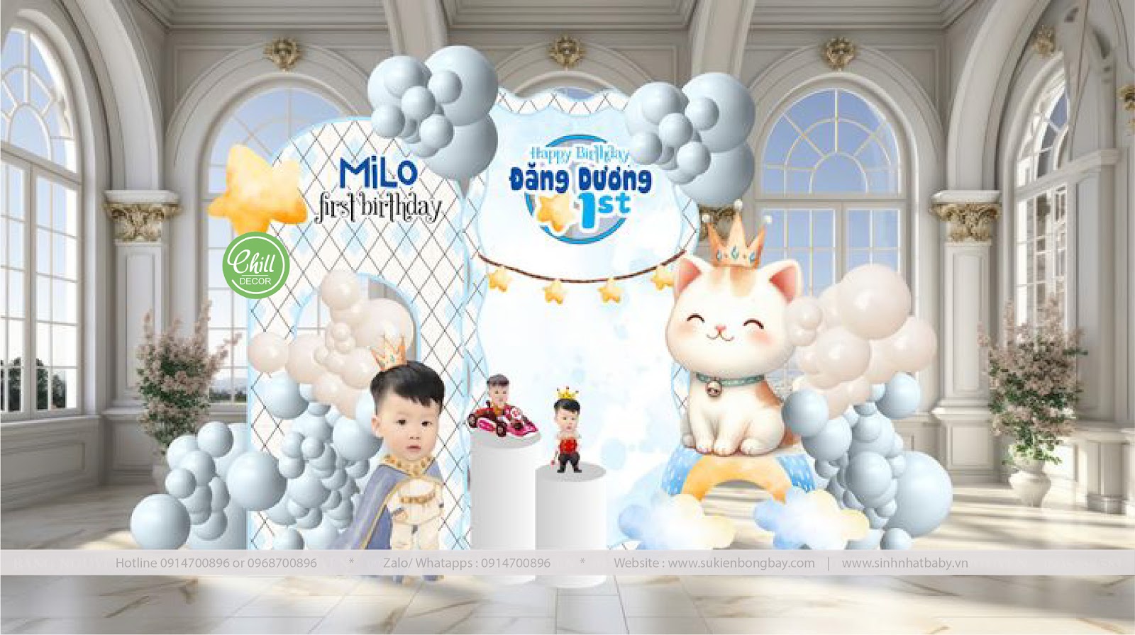 Dịch vụ trang trí sinh nhật tại phường Liễu Giai, quận Ba Đình