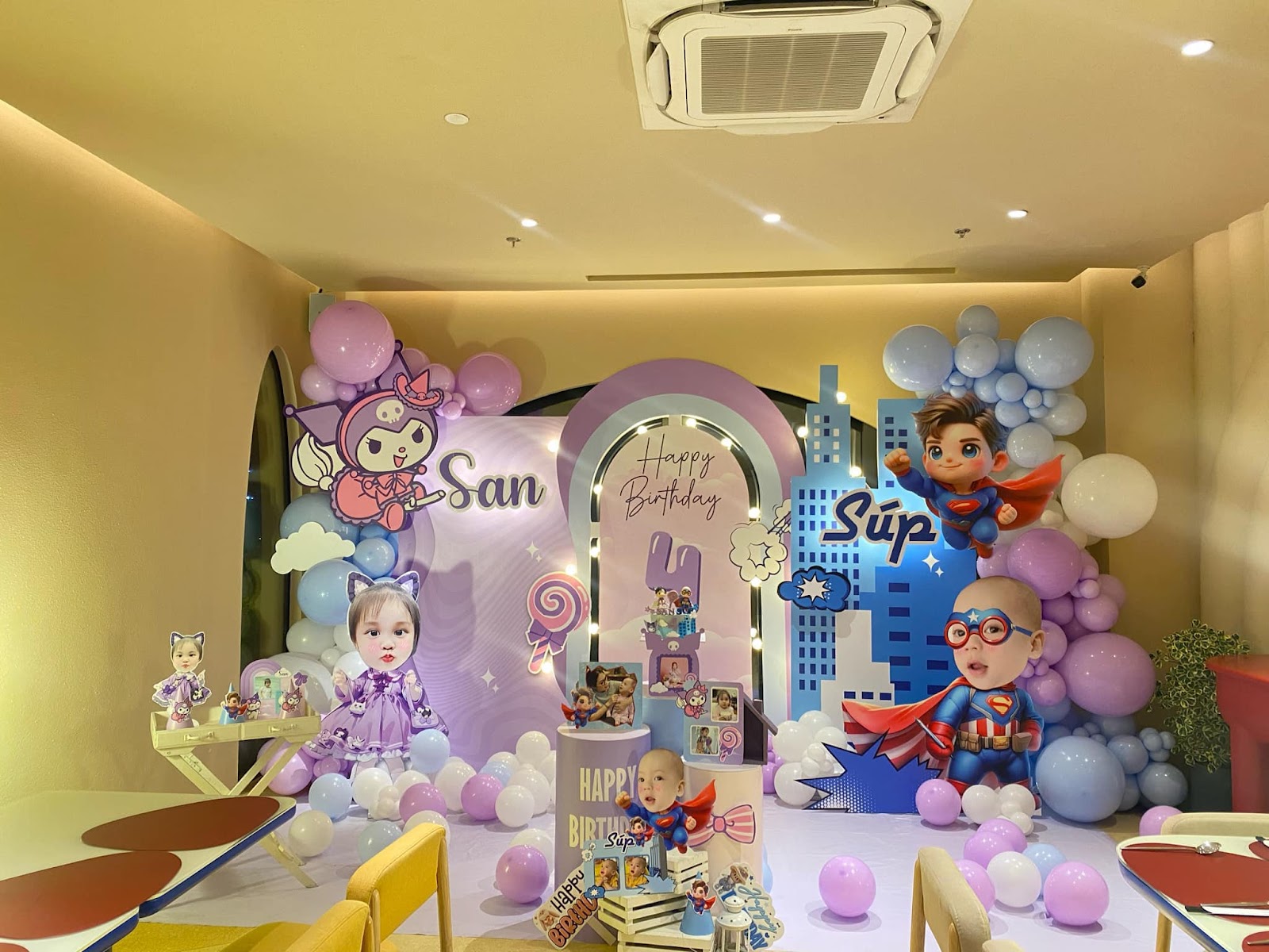 Dịch vụ trang trí sinh nhật tại phường Quang Trung, quận Đống Đa