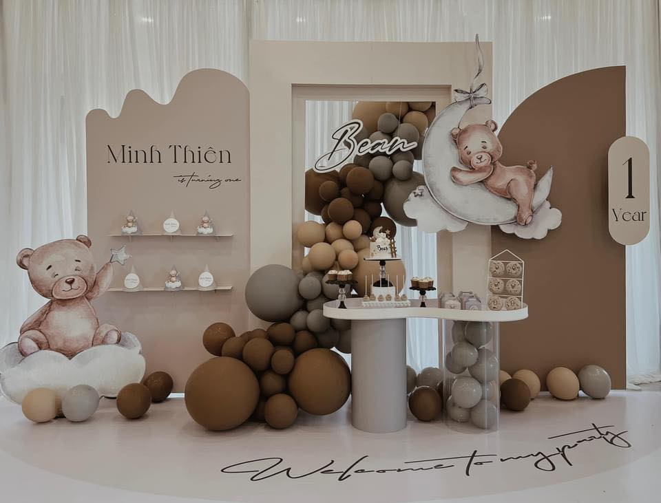 Trang trí sinh nhật cho bé tại chung cư The K-Park Văn Phú