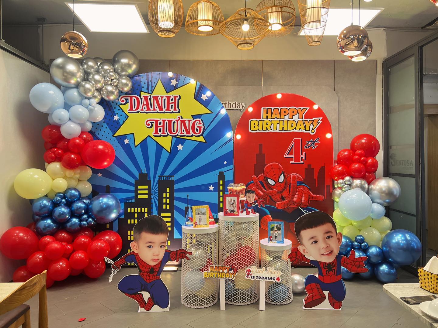 Trang trí sinh nhật cho bé tại chung cư Times Tower
