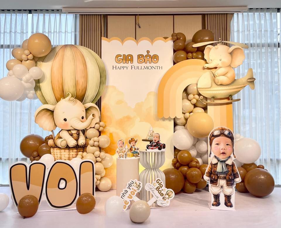 Trang trí sinh nhật cho bé tại Vinhomes Gardenia