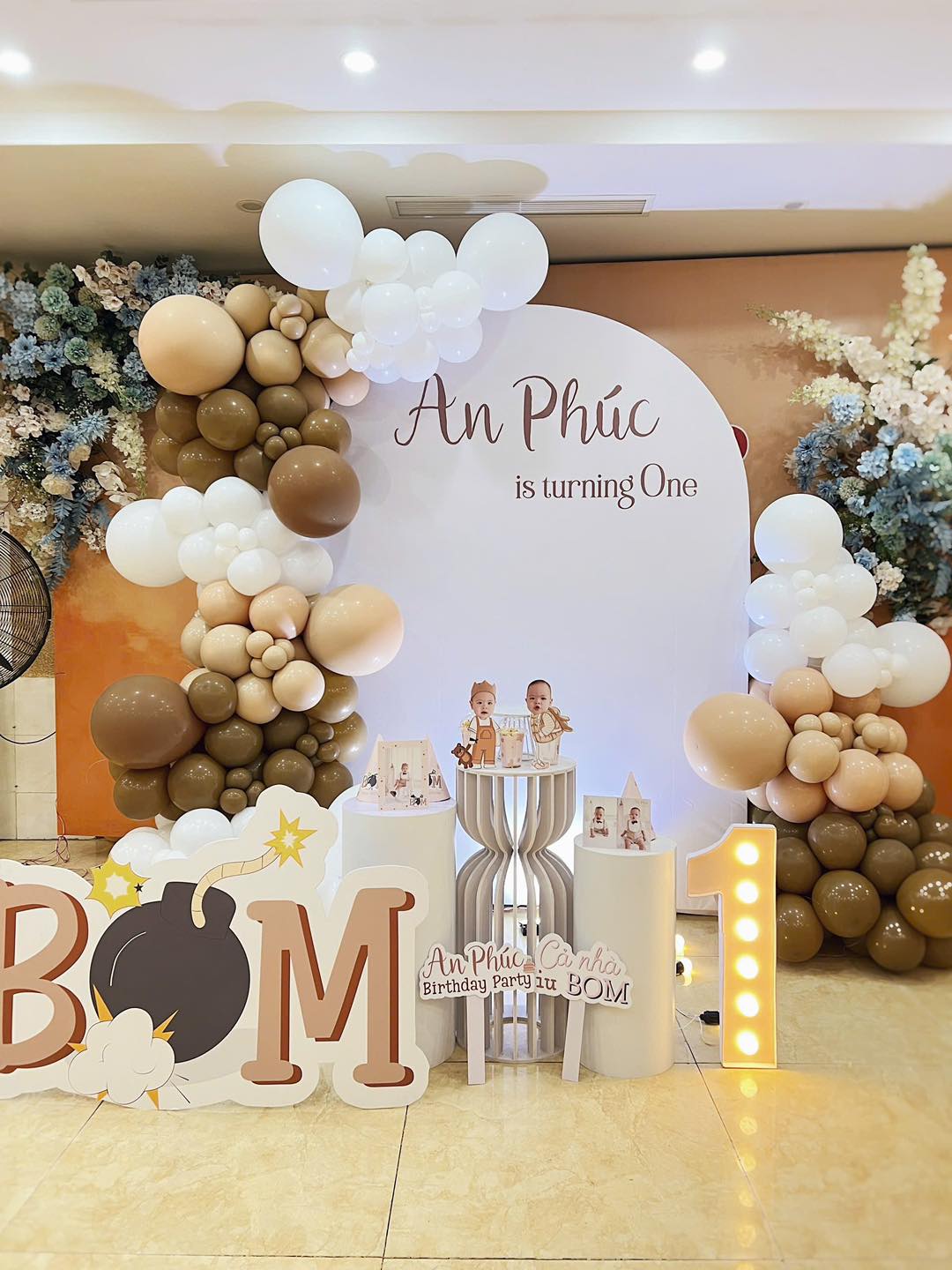 Trang trí sinh nhật cho bé tại chung cư An Bình City
