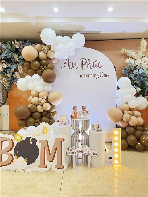 Ảnh Trang trí sinh nhật cho bé tại chung cư An Bình City