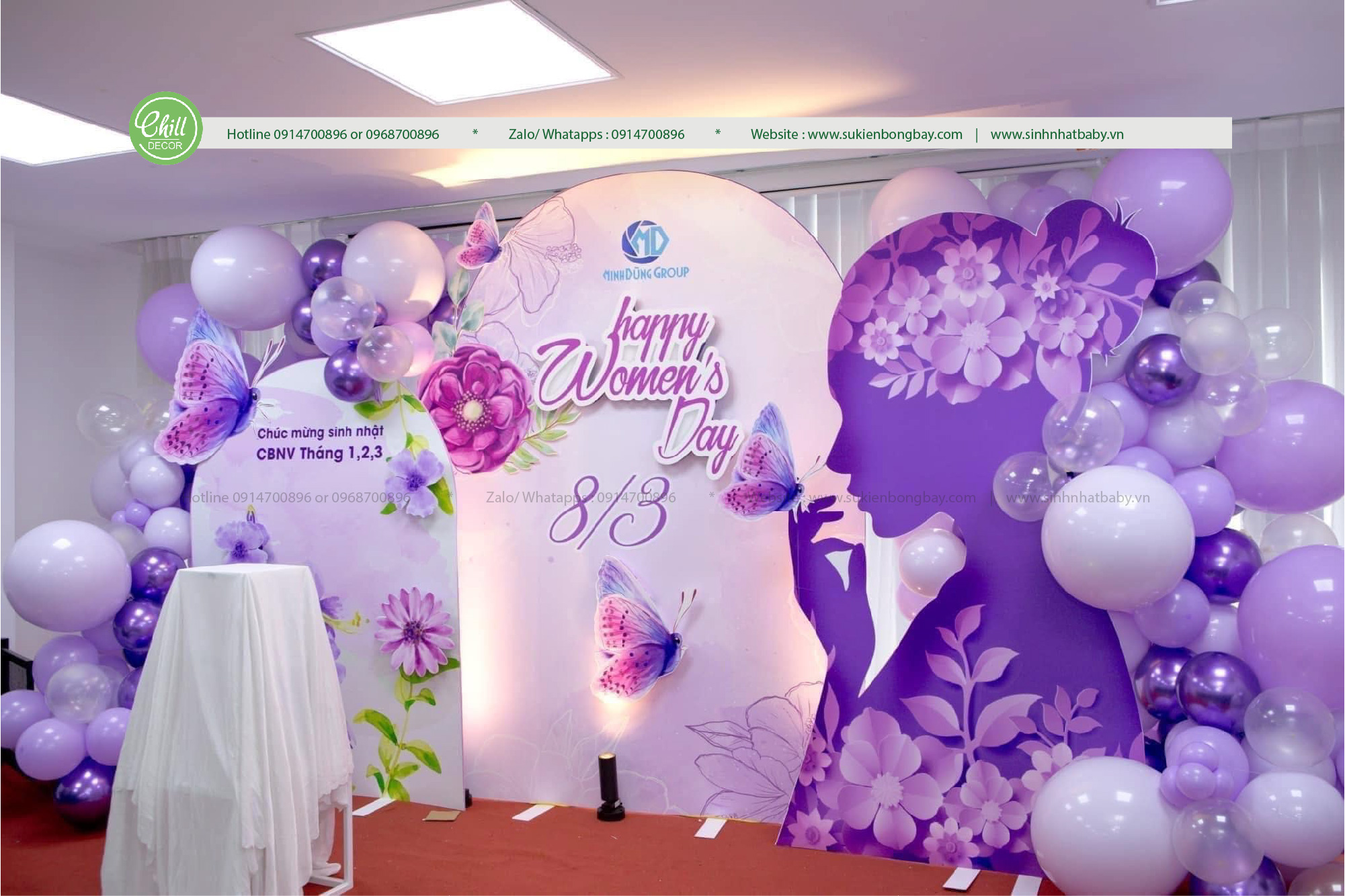 Dịch Vụ Trang Trí 20/10 Tại Vinhomes D’Capitale