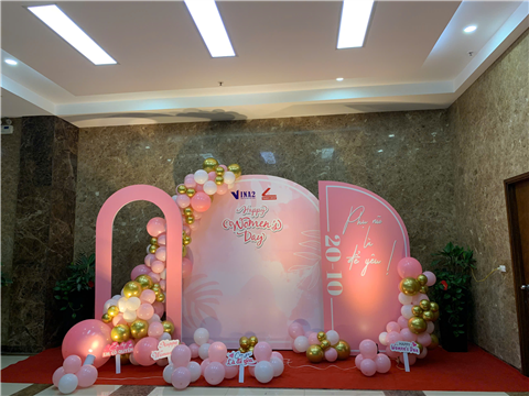 Ảnh Thi Công Backdrop 20/10 Hà Nội